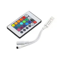 ICOCO мини 24Key ИК пульт дистанционного управления для SMD3528 SMD5050 RGB Светодиодные полосы света мини контроллер Прямая поставка оптовая продажа