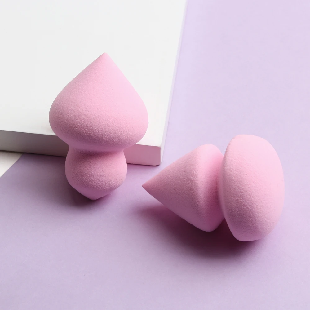 

2pcs/set Cone Shape Cosmetic Puff Multi Function Makeup Sponge Cosmetic Liquid Foundation Blush Highlight Cream Wholesale