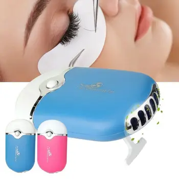 

Portable USB mini fan hair dryer eyelash extension tool air conditioning blower glue fast dryer