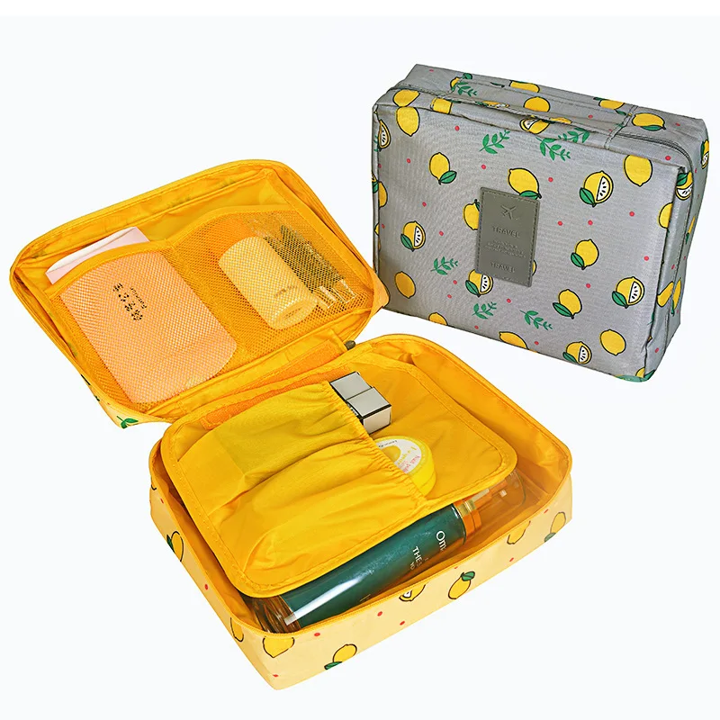 Makeup-Bag Toiletry-Bags Printing-Organizer Cosmetic Travel Cute Girls Womens New Multifunctional