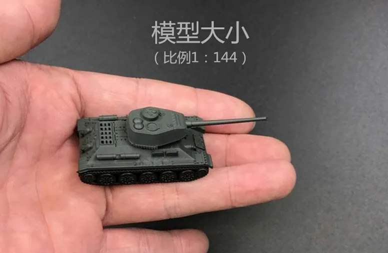 Масштаб 1: 144 4D Сборная модель танка основного боевого мини тигра герой пантера