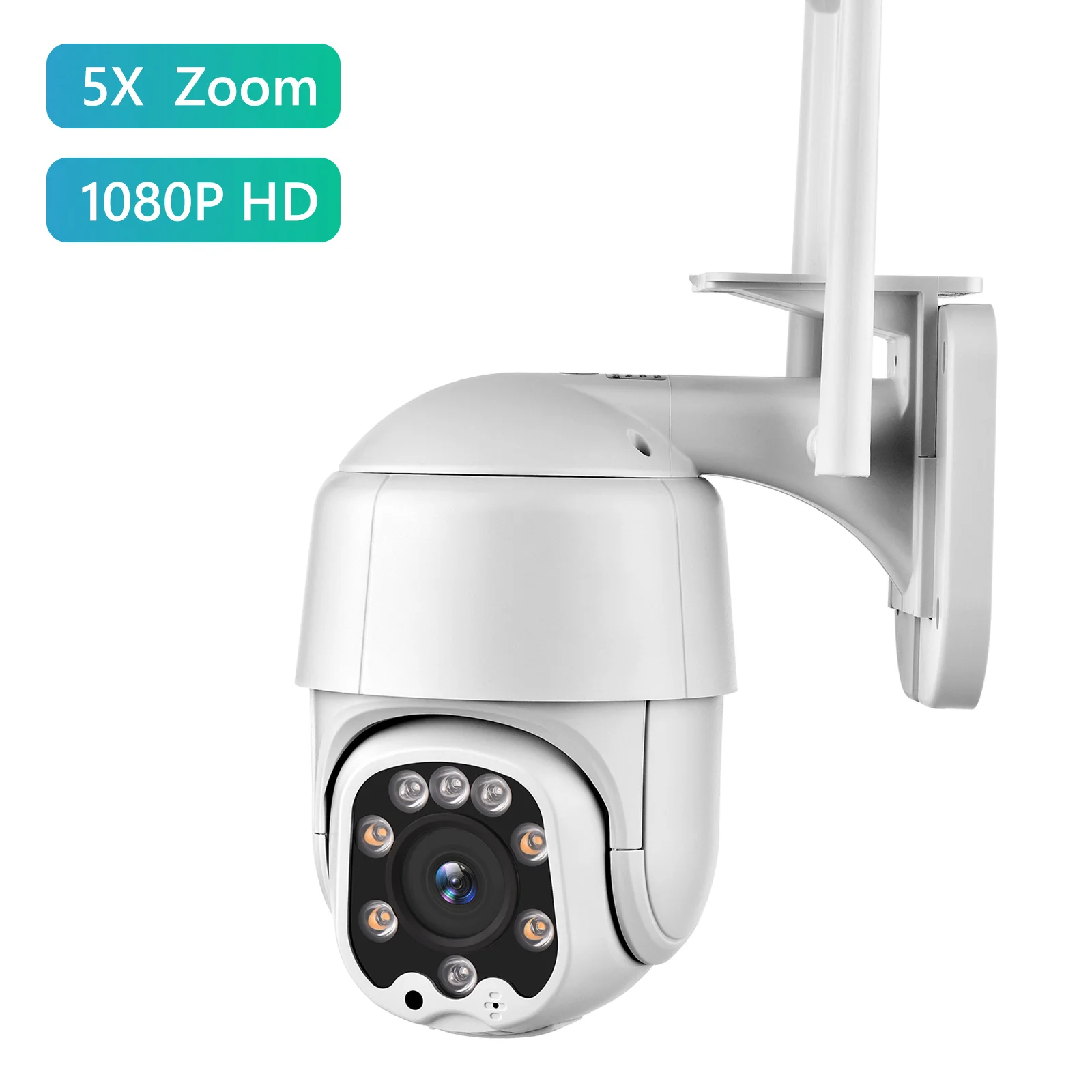  YI Pan-Tilt Security Camera, 360 Degree 2.4G Smart