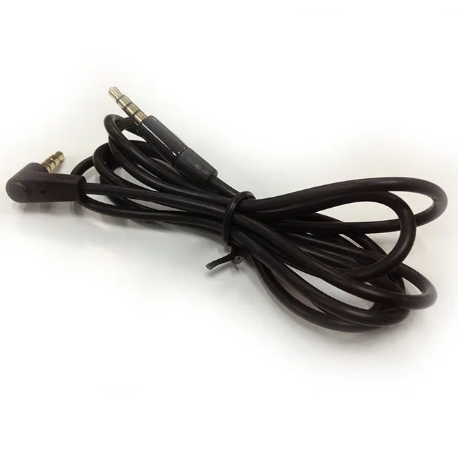 Wholesale 1 2M 3 5mm Male to Male Detox Pro Headphone Replacement Audio Extension Cable AUX Cable Red Black 100pcs lot