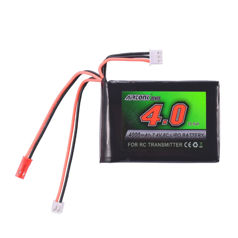 7,4 V 4000mAh 8C RC передатчик батарея аккумуляторная Lipo батарея для Spektrum DX8 DX7 DX6E DX9 пульт дистанционного управления