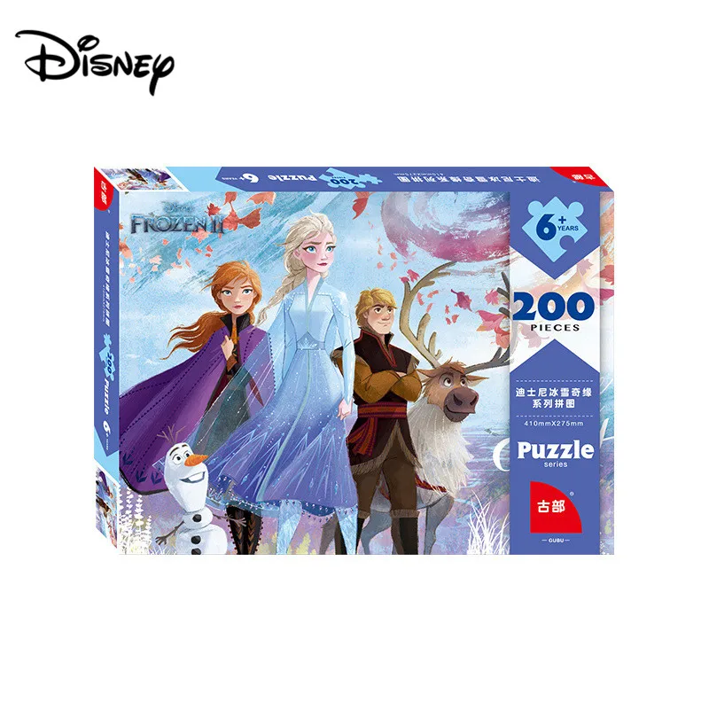 Disney игрушка пазл ледяной снег 2 бумажная головоломка 200 штук самолёт