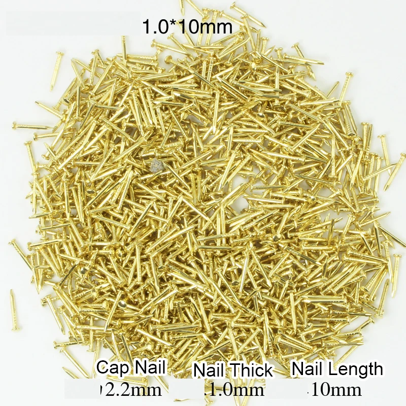 100gCopperplatedironmininailsMaterialironGiftBoxNail