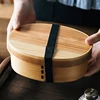 ONEUP 3pcs/set Bento Box Japanese Style Lunch Box For Kids Wood Material Tableware Food Containers With Compartments Healthy ► Photo 3/6