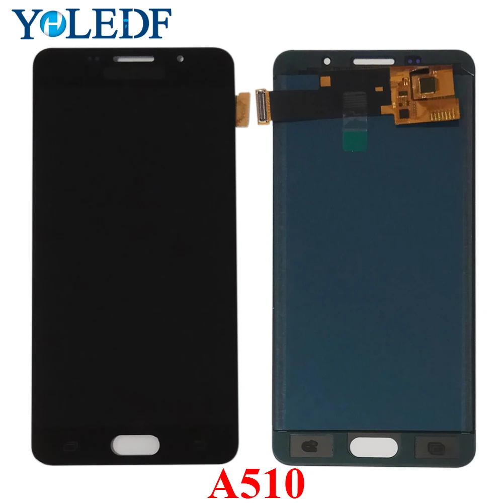 Супер AMOLED LCD для Samsung Galaxy A5 2016 A510 A510F A510M A510FD A5100 ЖК-дисплей сенсорный дигитайзер