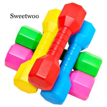 

Hot Sale 2 PCS Children Dumbell Outdoor Plastic Fitness Equipment Kids Performance Dancing Tool Sport Exercise Toy Dropshipping