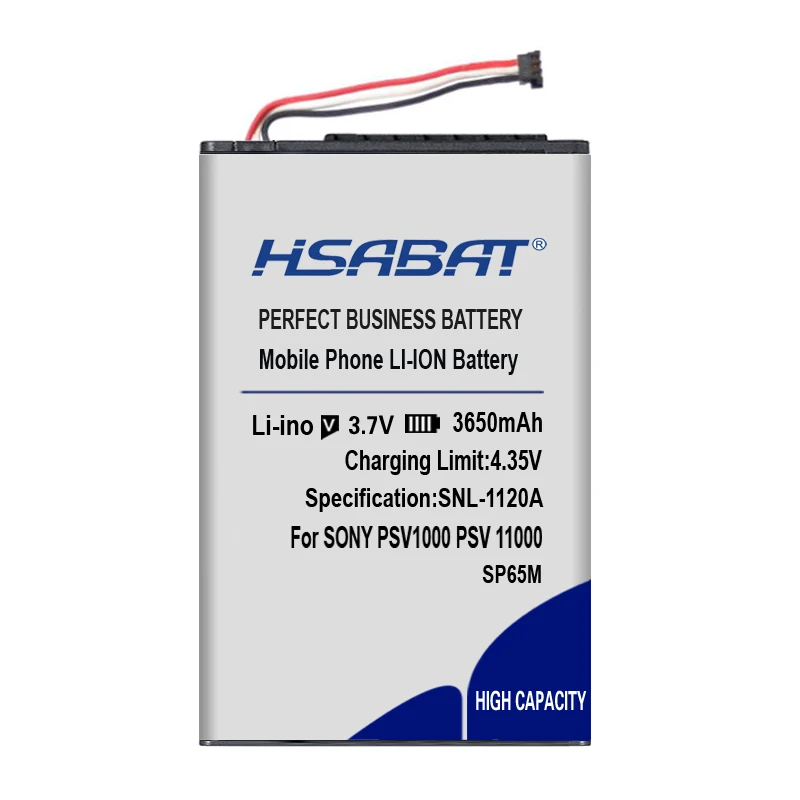 HSABAT SP65M 3650 мА/ч, Батарея для sony Оборудование для psv VITA Оборудование для psv ITA 1000 Оборудование для psv 1000 SP65M PCH-1001 PCH-1101 батареи