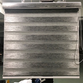 

Exquisite sheer fabric zebra roller shades