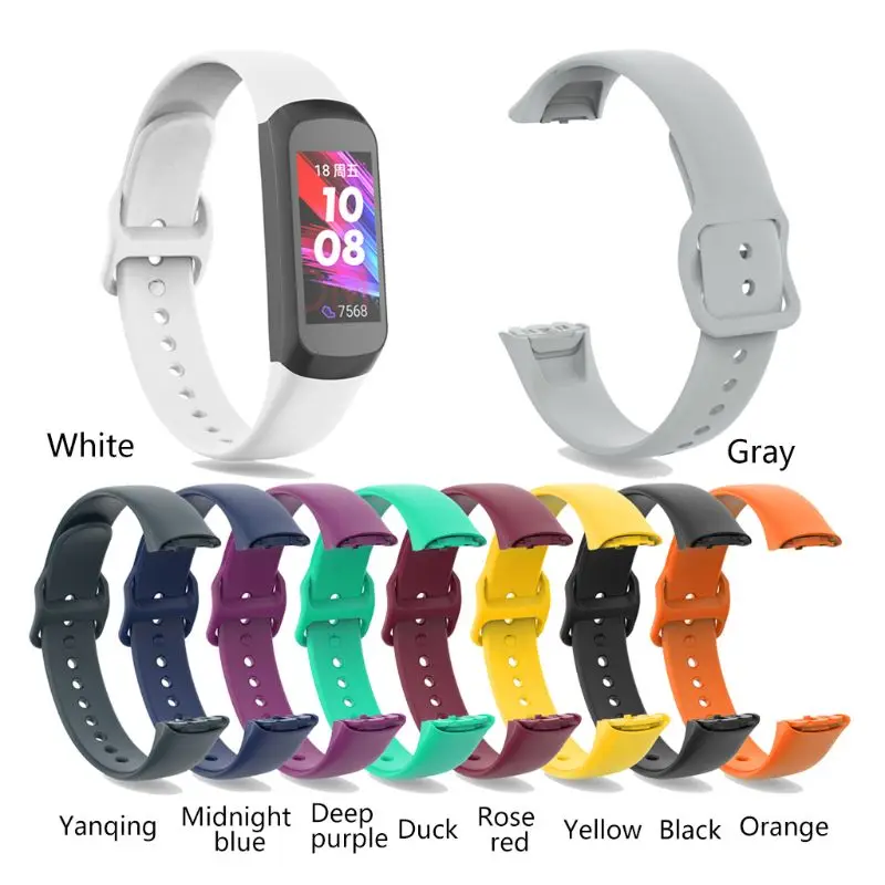 

Soft TPU Watch Band Quick Release Wrist Strap for Sam-sung Ga-laxy Fit SM-R370