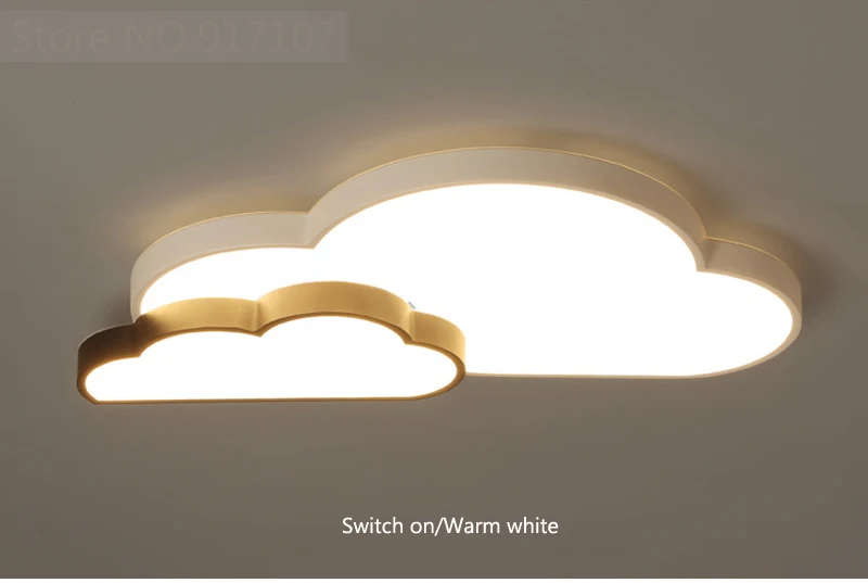 Luz para Sala de Jantar da Criança das Crianças Quarto Moderna Nuvem Preta Lua Estrela Coração Teto Led Flush Teto-lâmpada Luz 10 Luzes e Iluminação