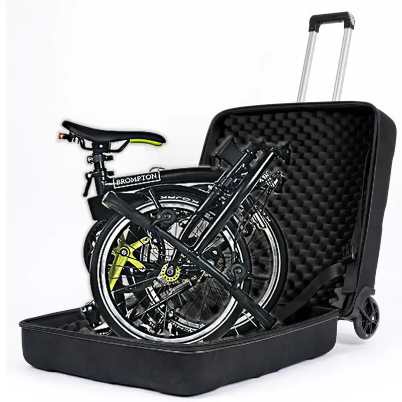 XXX - valise coffre ABS transport velo vtt route à roulette + housse roue  pour voyage avion train (cycle bag bikecase travel) 