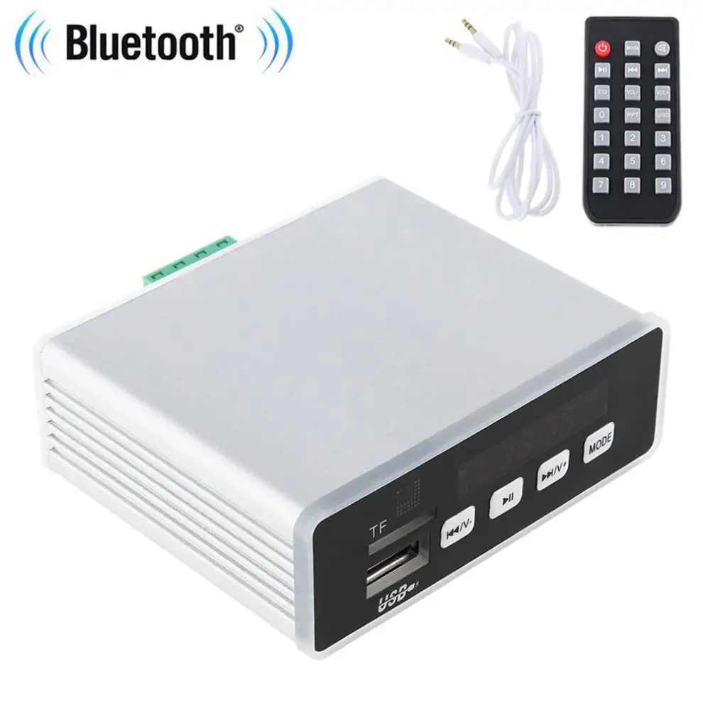 

60W Bluetooth Small Power Amplifier MP3 Decoder Support APE / FLAC / WAV MP3 Lossless Format Decoding