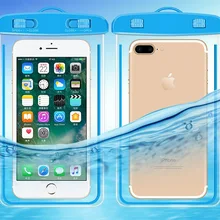 Пляжная сумка для телефона, светящийся Водонепроницаемый Чехол, плавательный гаджет, чехол для телефона, чехол, подходит для 3,5-6 дюймового телефона XiaoMi Iphone samsung