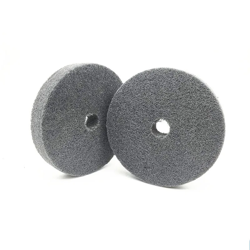 7P Nylon Fiber Polishing Wheel 1 piece 150/200/250/300 * 25mm Non-woven Wheel wheel polishing Woodworking tools