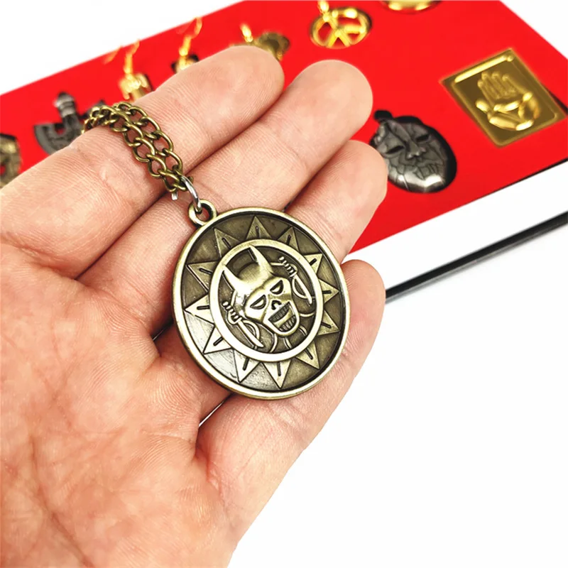 Necklace Pendant Toys Cosplay Props Collection Gift Anime Jojo