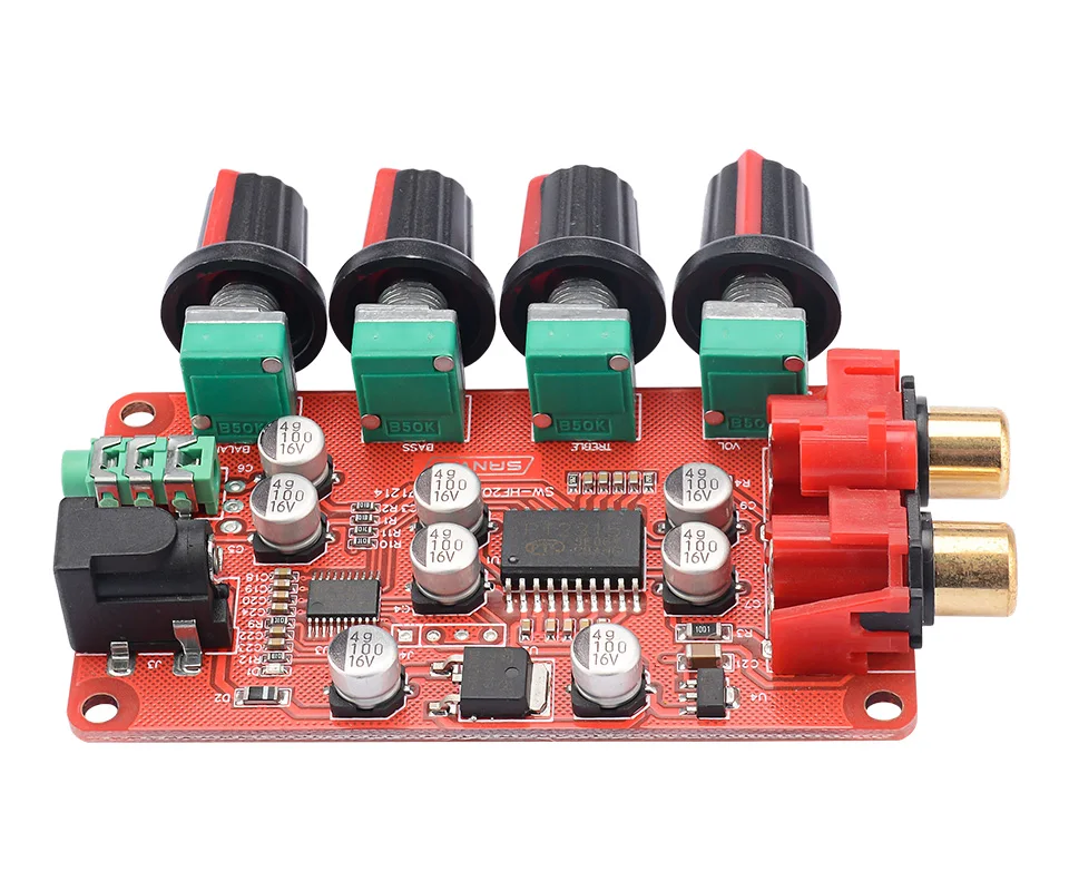 AIYIMA PT2315E Tone Board твитер управление басовым тоном 3,5 мм аудио выход для наушников DIY предусилитель динамик усилитель домашний кинотеатр