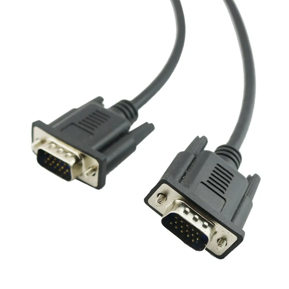 HD 15Pin VGA D-Sub DB15 короткий видеокабель шнур для монитора 30 см