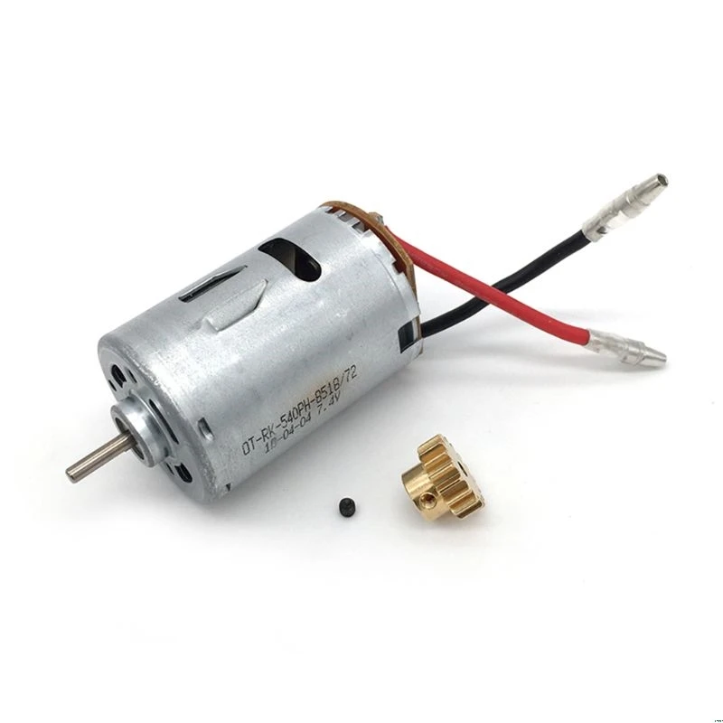 Мотор 540 и комплект редукторов 17T для Wltoys 12428 12423 1/12 запчасти радиоуправляемых