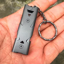 Стиль, двухчастотный свисток, суб-Соник, бум, рот, свисток, двойная трубка, высокочастотный свисток, суб-алюминиевый сплав, металл, Survi