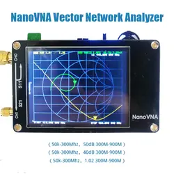 NanoVNA векторный сетевой анализатор 50 кГц-300 МГц антенный анализатор 2,8 дюймов lcd smith MF HF VHF UHF с батареей