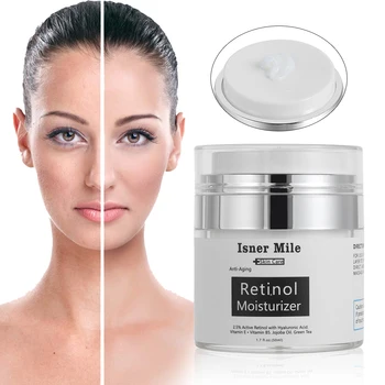 

50ml Retinol 2.5%Moisturizer Face Cream Hyaluronic Acid Remove Wrinkle Vitamin E Collagen Smooth Whitening Face Care