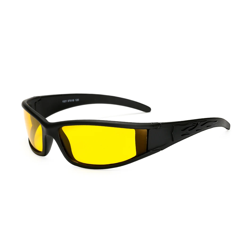 AIELBRO Polarized Sunglasses Outdoor Sports Driving Mountain-Bicycle Sun Glasses Fishing Hiking Gafas-Ciclismo Men Women Eyewear - Цвет: C04 black yellow