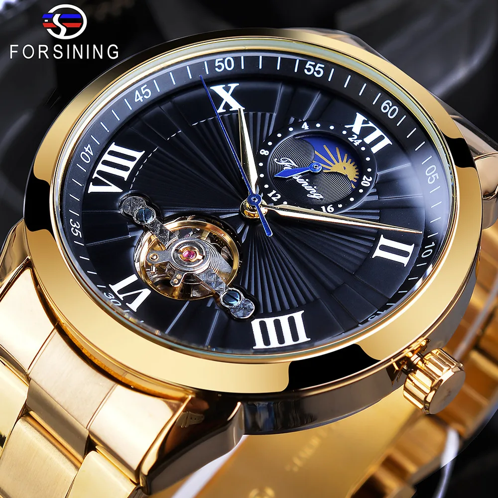 

New Style forsining Switzerland Design Men Fashion Casual Waterproof Tourbillon Automatic Machine Watch