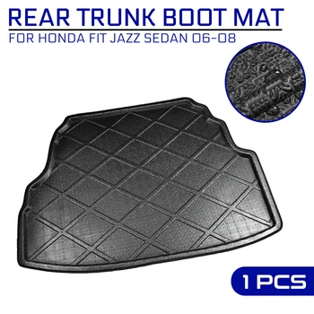 

Car Floor Mat Rear Trunk Anti-mud Cover Carpet For Honda FIT JAZZ Sedan 2006 2007 2008