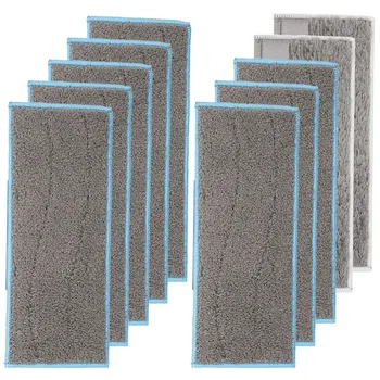 

10-Pack Washable & Reusable Mop Pads, Mopping Pads Replacement for IRobot Braava Jet M Series M6 (6110) Robot Mop