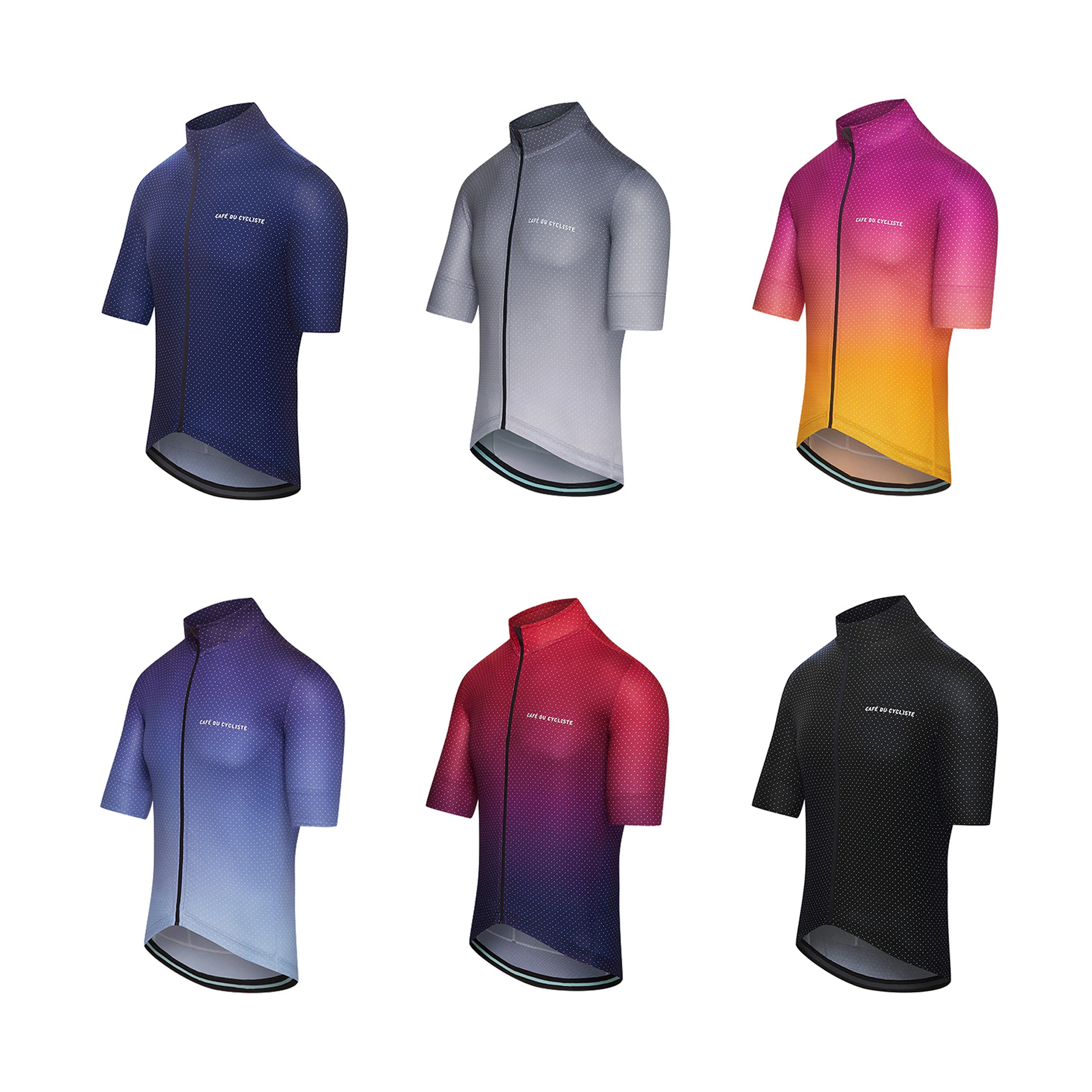 

Cafe Du Cycliste Summer Cycling Jersey Men Bike Jersey Aero Cycling Tops Custom Motocross Clothing Short Sleeve Maillot Ciclismo