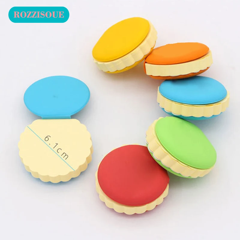

3pcs Macaron Shape Colorful Self-Adhesive N Times Memo Pad Sticky Notes Bookmark Post It Label School Office Stationery Supply