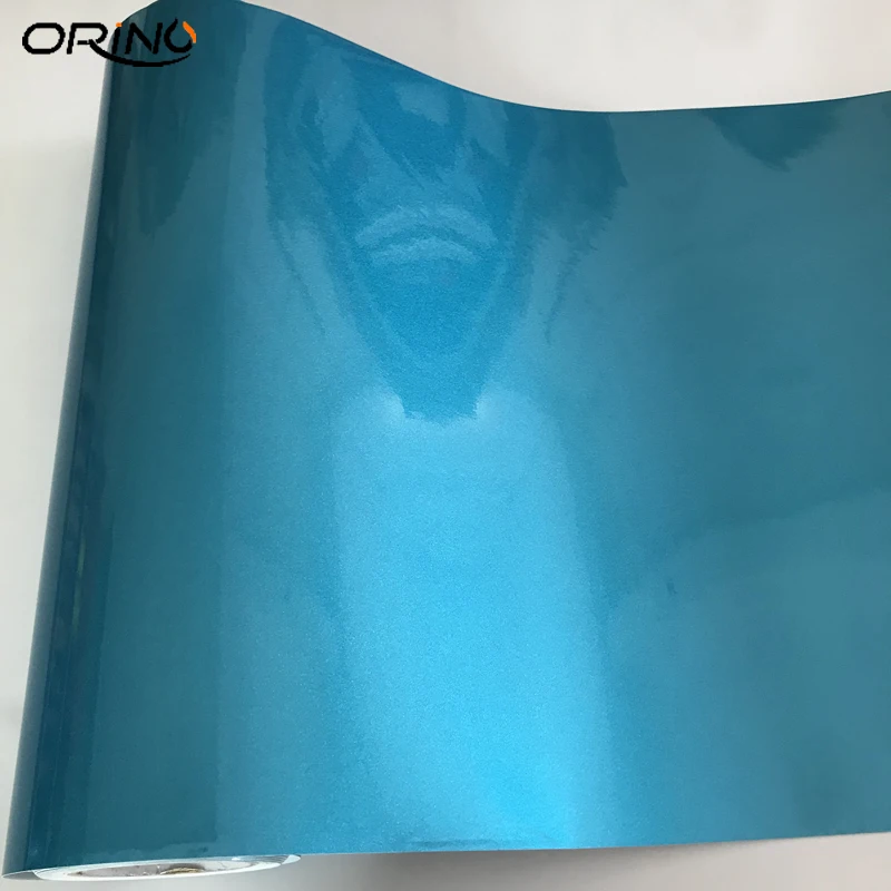 Blue Diamond Pearl Metallic Vinyl Wrap Sticker-1