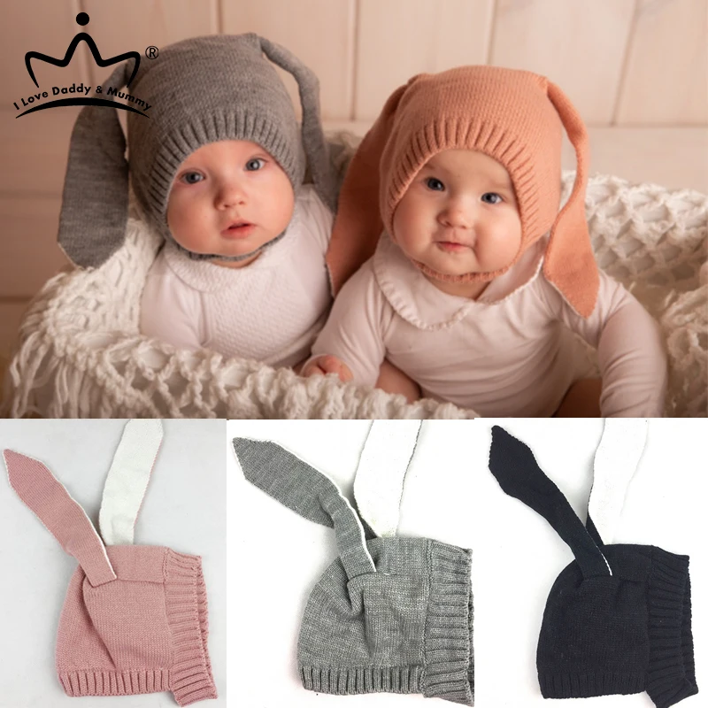 rabbit ears baby hat