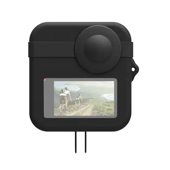 

Silicone Protective Case For GoPro Max Dual Lens Caps Case + Body Protective Case Shell For Sport Camera Anti Fall Anti Shock