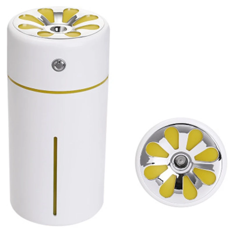 

360ML Aroma Essential Oil Diffuser Ultrasonic Air Humidifier Electric Aromatherapy Mini USB Car Air Purifier with LED Lights