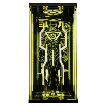 

Acrylic Hall Display Box With Yellow LED For 1/6 Hottoys Series Model - Type B