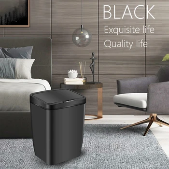 

Smart Sensor Trash Bin Touchless Trash Can Automatic Garbage Bin Opening Sensor Waste Garbage Bin Modern Style Fully Automatic