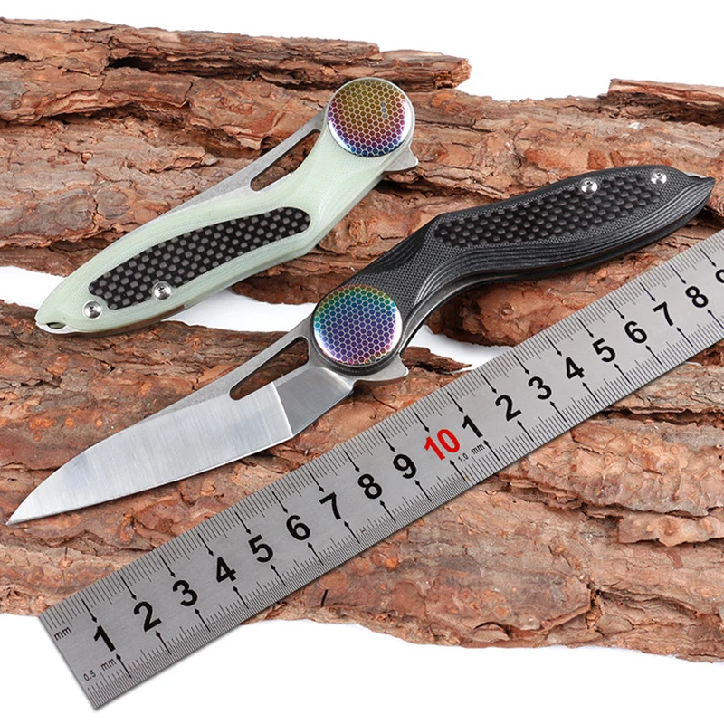 

Бесплатная доставка, тактический складной нож для охоты, выживания, твердость 62 HRC, инструмент для повседневного использования, высококачественный Подарочный нож