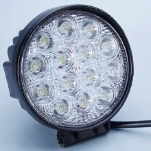 Автомобиль изменение супер яркий изготовления 42вт внедорожные модификация лампа светодиодный рабочий светильник исследовать лампа аккумуляторная рудничная лампа