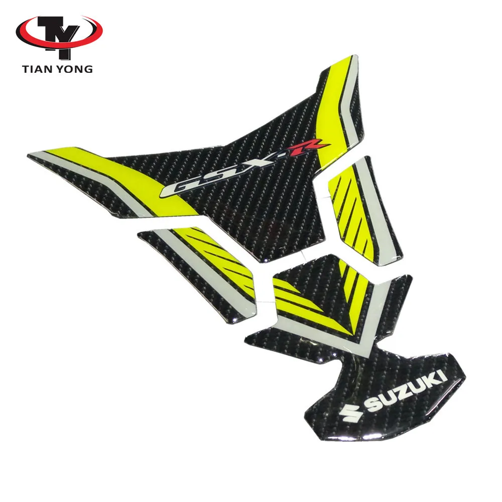 Для Suzuki GSX1300R GSX-R GSX-S1000 GSXR600 GSXR750 GSXR1000 Высокое качество Поднятый топливный бак Pad светоотражающие черные Углеродные пайки