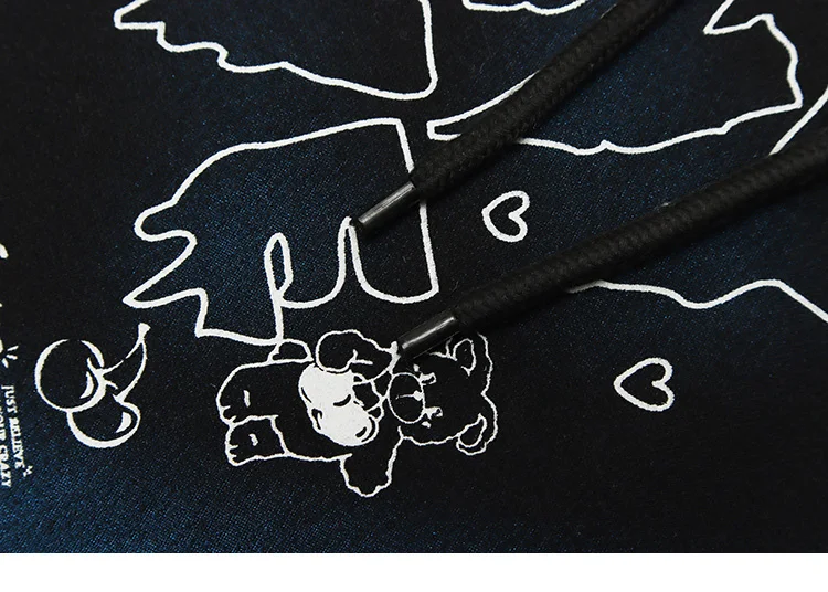Blue Heart Bunny Love Zip-Up Hoodie H368da0a038e84b84b04902059ead6d5aJ