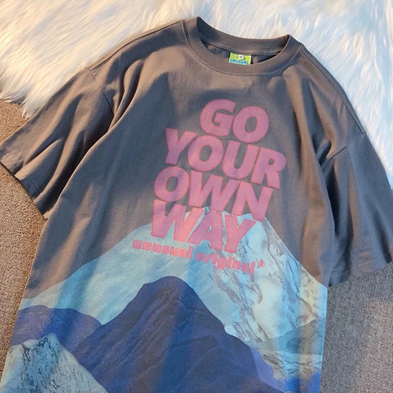 

Женская футболка в стиле Харадзюку, Милый хлопковый топ с коротким рукавом и принтом, в готическом стиле, уличная одежда, лето 2022