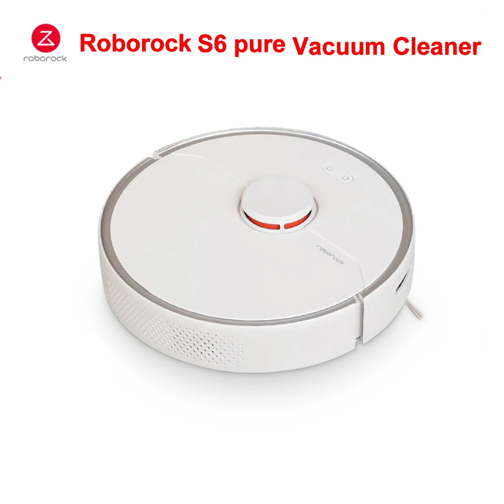 US $520.20 Roborock S6 Pure Vacuum Cleaner Automatic Smart Cleaner Wet Mopping Carpet Dust Sweeping Robot Robotic Wireless APP Control Home