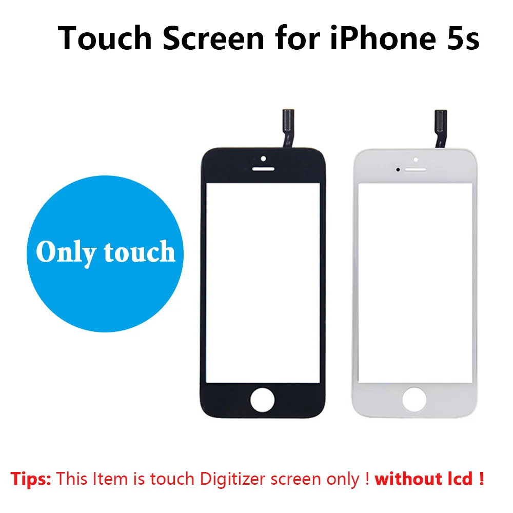Touch Screen Digitizer Frame For iPhone 5 5s 6 plus 6S Touchscreen Front Touch Panel Glass Lens 6p 6s Phone Accessories + film - Image 6