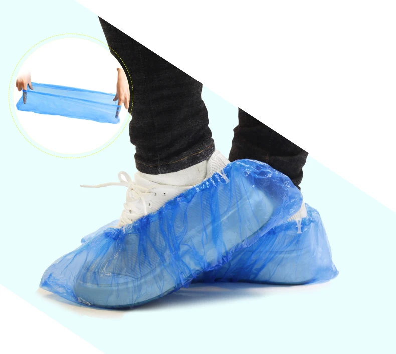 Blue-Disposable-Convenient-And-Comfortable-Model-House-High-Quality-Shoe-Cover-PE-Shoe-Cover-Machine-Shoe(2)