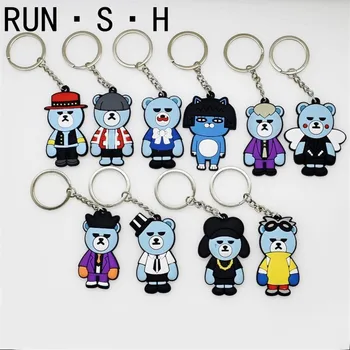 

Cartoon Soft Rubber Material Creative Key Ring Pvc Car Keychain Small Pendant Send Gift Decoration Soft Glue Creative Keychain