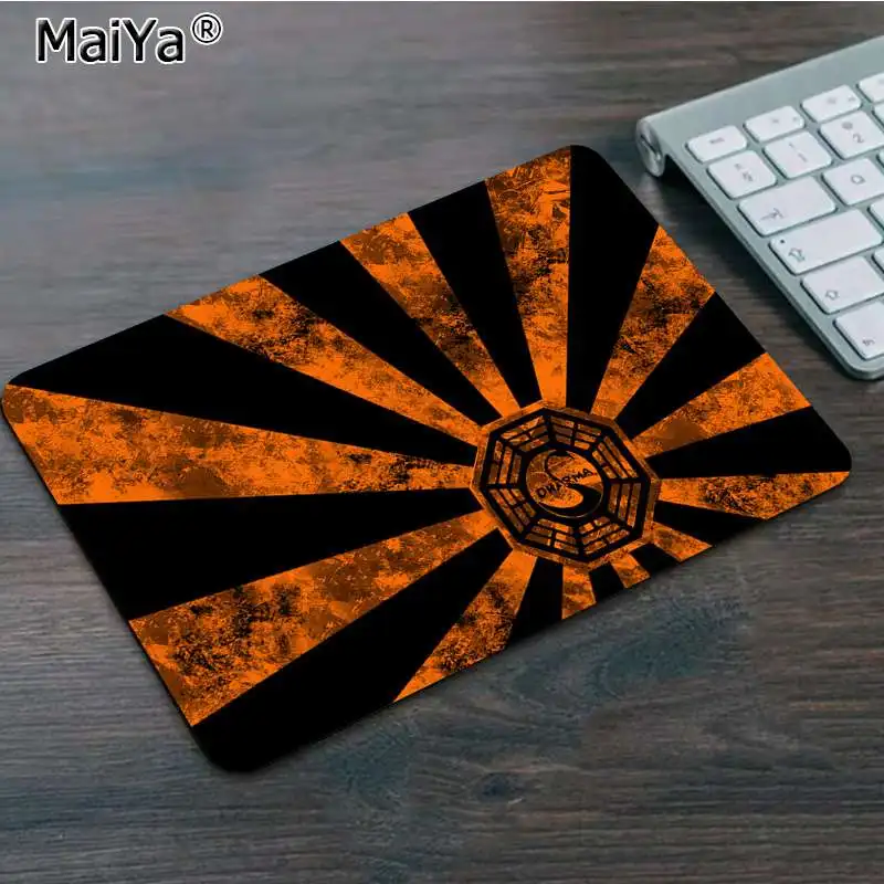 Maiya нескользящий ПК dharma Initiation фиксирующий край коврик для мыши игровой коврик большой коврик для мыши клавиатуры коврик